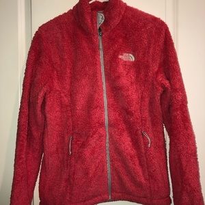 North Face fuzzy jacket